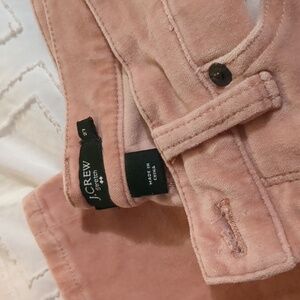 Size 27, pink j crew pants